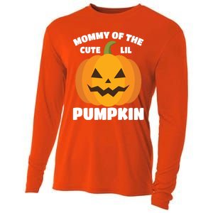 Funny Halloween Mommy Of The Cute Lil Pumpkin Funny Gift Cooling Performance Long Sleeve Crew