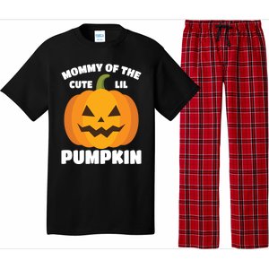 Funny Halloween Mommy Of The Cute Lil Pumpkin Funny Gift Pajama Set