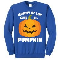 Funny Halloween Mommy Of The Cute Lil Pumpkin Funny Gift Sweatshirt