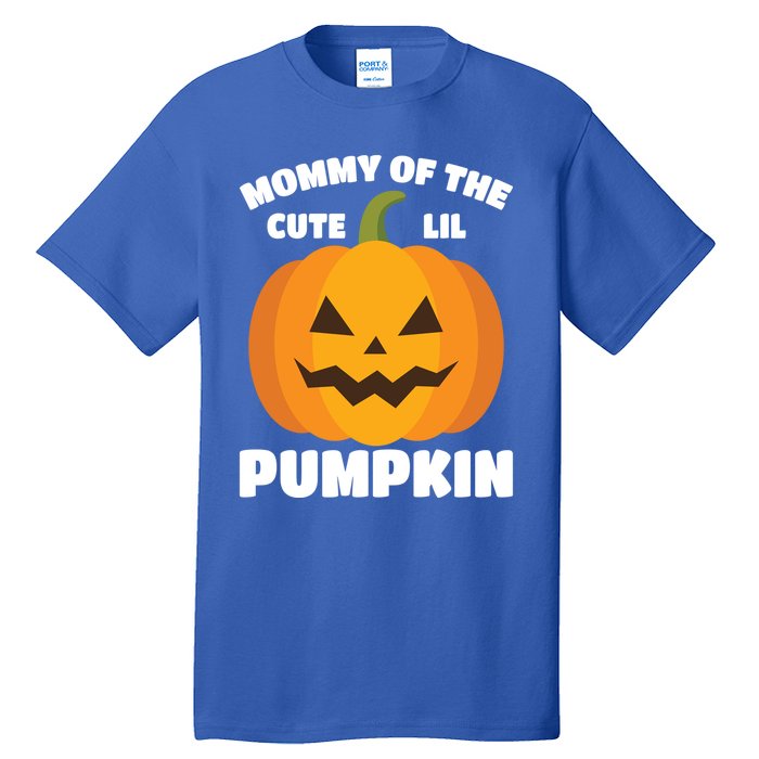 Funny Halloween Mommy Of The Cute Lil Pumpkin Funny Gift Tall T-Shirt