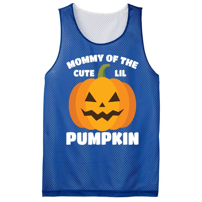 Funny Halloween Mommy Of The Cute Lil Pumpkin Funny Gift Mesh Reversible Basketball Jersey Tank