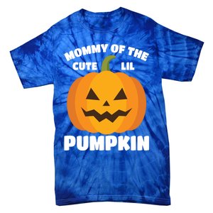 Funny Halloween Mommy Of The Cute Lil Pumpkin Funny Gift Tie-Dye T-Shirt