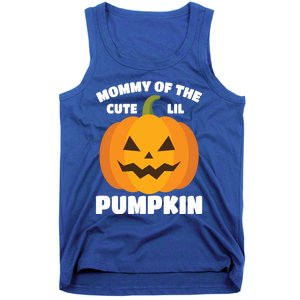 Funny Halloween Mommy Of The Cute Lil Pumpkin Funny Gift Tank Top