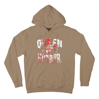 Funny Horror Movie Gift Scary Queen Of Horror Mother's Day Hoodie