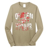 Funny Horror Movie Gift Scary Queen Of Horror Mother's Day Long Sleeve Shirt