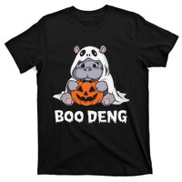 Funny Halloween Moo Deng Baby Hippo Boo Deng Ghost Costume Gift T-Shirt