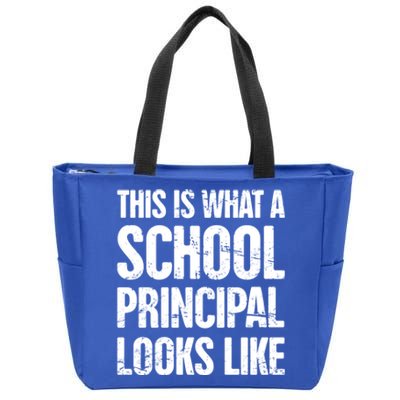 Funny Highschool Middle And Eletary School Principal Gift Zip Tote Bag