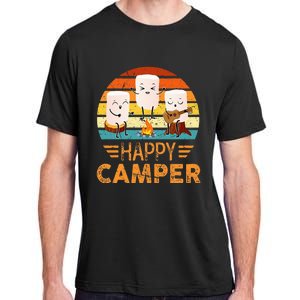 Funny Happy Marshmallow Camper Cute Adult ChromaSoft Performance T-Shirt