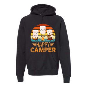 Funny Happy Marshmallow Camper Cute Premium Hoodie