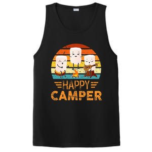 Funny Happy Marshmallow Camper Cute PosiCharge Competitor Tank