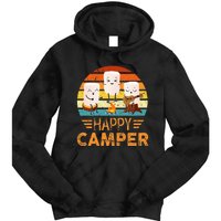 Funny Happy Marshmallow Camper Cute Tie Dye Hoodie