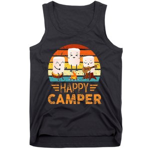 Funny Happy Marshmallow Camper Cute Tank Top