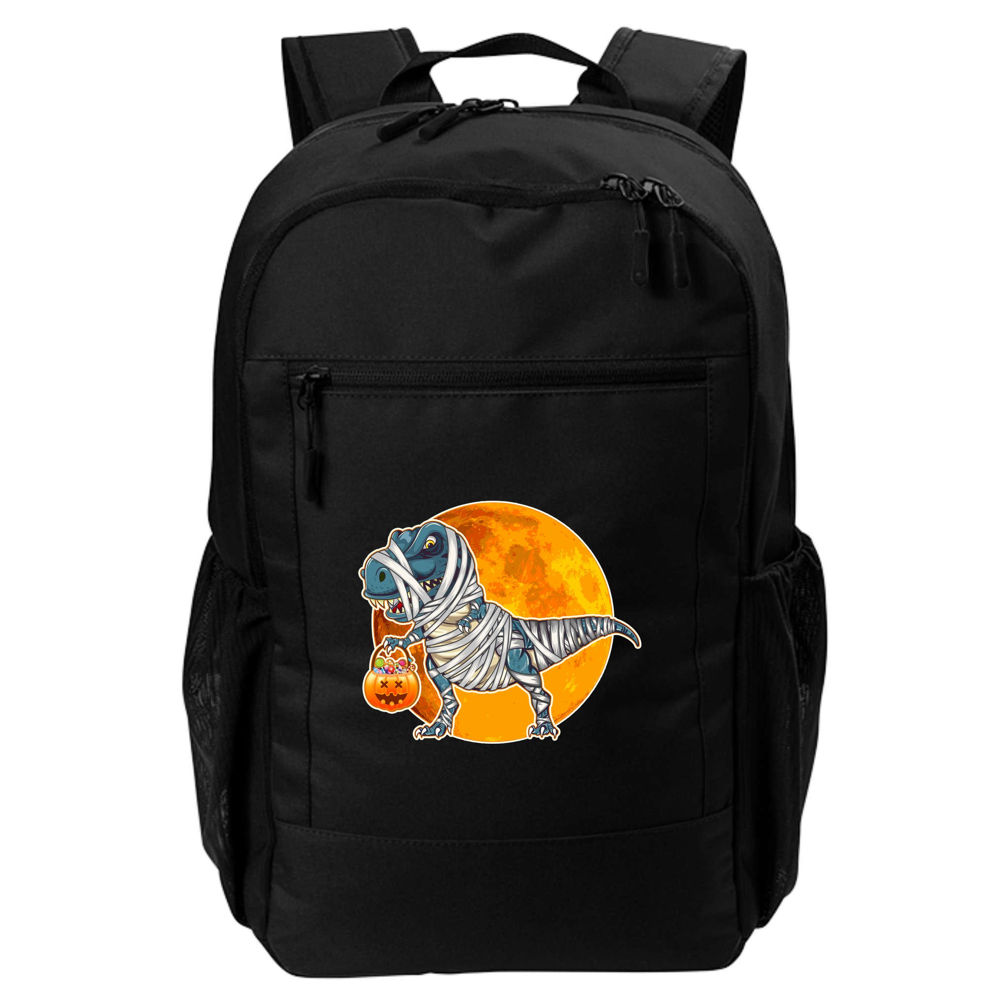 Funny Halloween Mummy TRex Backpack