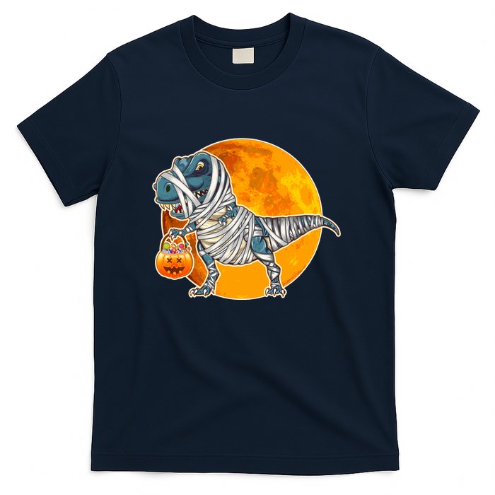 Funny Halloween Mummy TRex T-Shirt