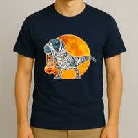 Funny Halloween Mummy TRex T-Shirt