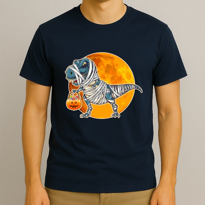 Funny Halloween Mummy TRex T-Shirt