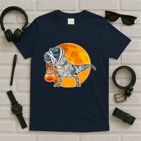 Funny Halloween Mummy TRex T-Shirt