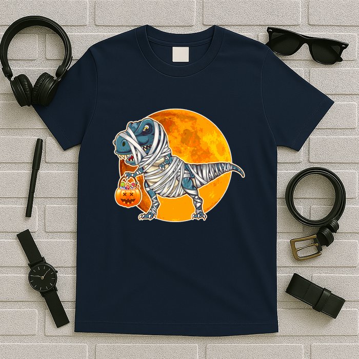 Funny Halloween Mummy TRex T-Shirt
