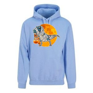 Funny Halloween Mummy TRex Unisex Surf Hoodie