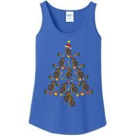 French Horn Music Lover Xmas Gift French Horn Christmas Tree Great Gift Ladies Essential Tank