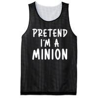 Funny Halloween Minion Pretend Im A Minion Costume Party Gift Mesh Reversible Basketball Jersey Tank