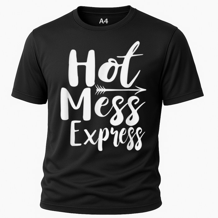 Funny Hot Mess Express Life Status Performance Shirt