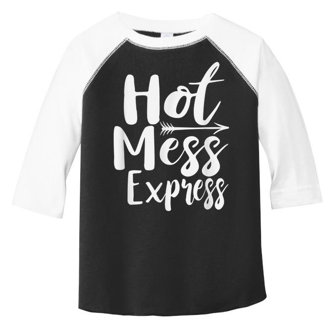 Funny Hot Mess Express Life Status Toddler Fine Jersey T-Shirt