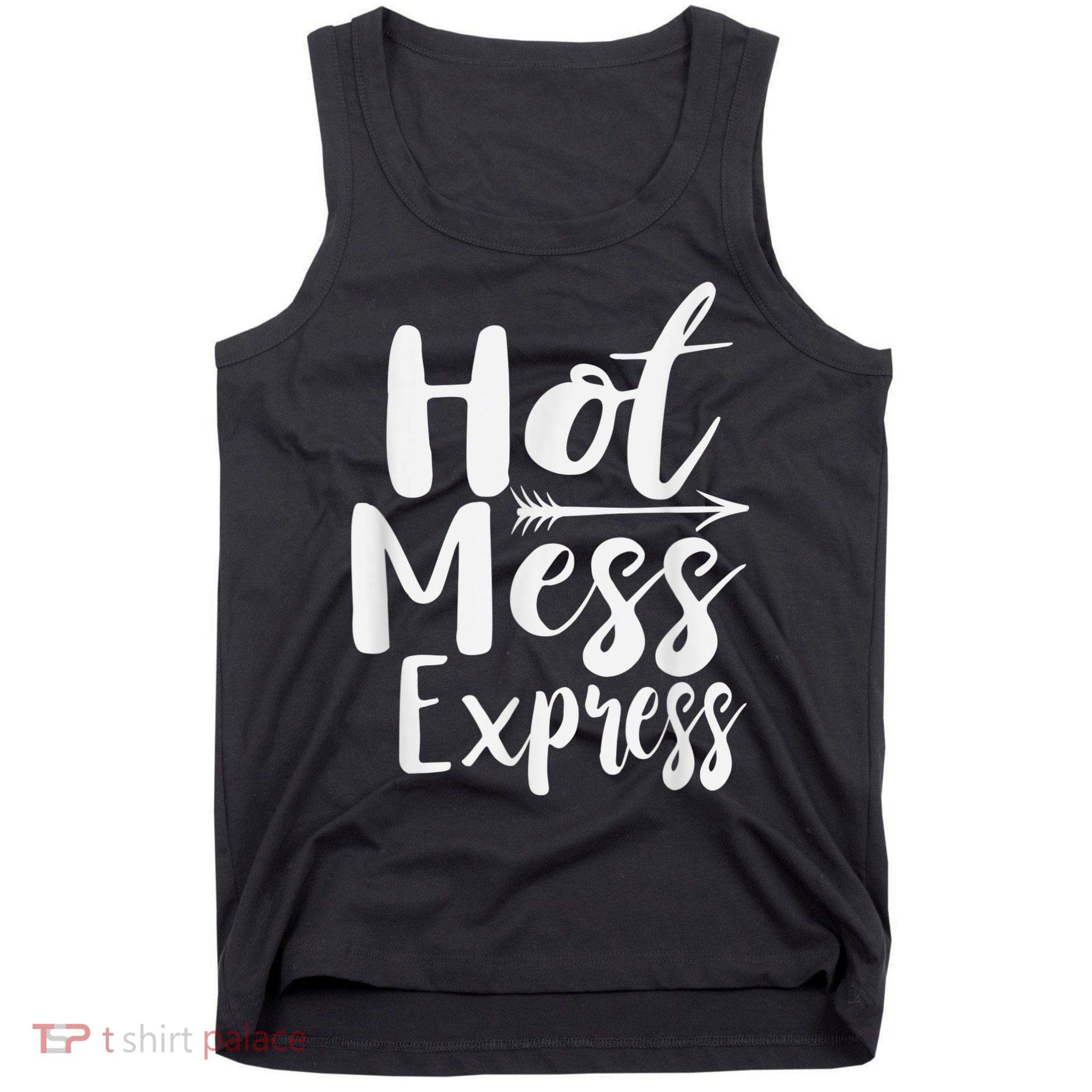 Funny Hot Mess Express Life Status Tank Top