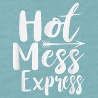 Funny Hot Mess Express Life Status Sueded Cloud Jersey T-Shirt