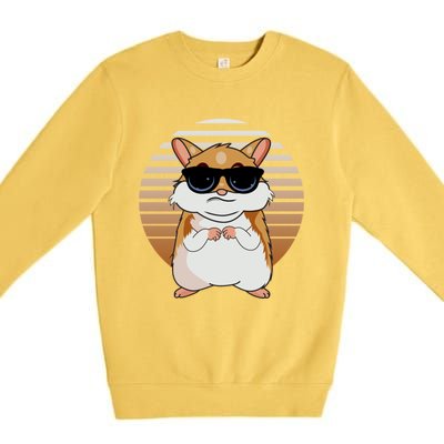 Funny Hamster Meaningful Gift Premium Crewneck Sweatshirt