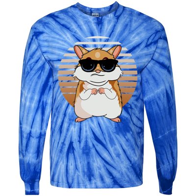 Funny Hamster Meaningful Gift Tie-Dye Long Sleeve Shirt