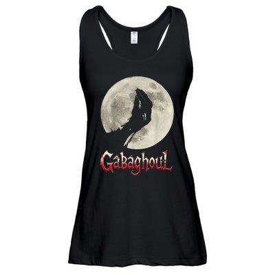 Funny Hand Moon Gabagool Halloween Ladies Essential Flowy Tank