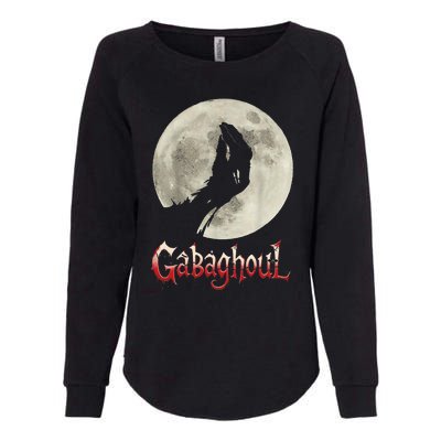 Funny Hand Moon Gabagool Halloween Womens California Wash Sweatshirt