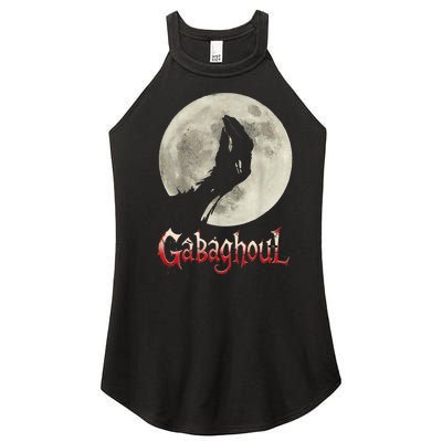 Funny Hand Moon Gabagool Halloween Women's Perfect Tri Rocker Tank