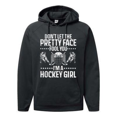 Field Hockey Mom Field Hockey Player Hockey Fan Performance Fleece Hoodie