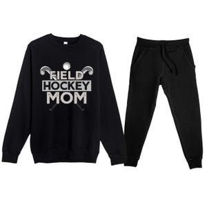 Field Hockey Mom Field Hockey Mom Premium Crewneck Sweatsuit Set