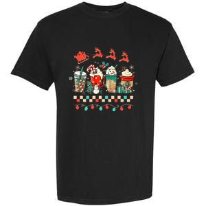 Festive Holiday Mug Retro Winter Vibes & Cozy Christmas Garment-Dyed Heavyweight T-Shirt