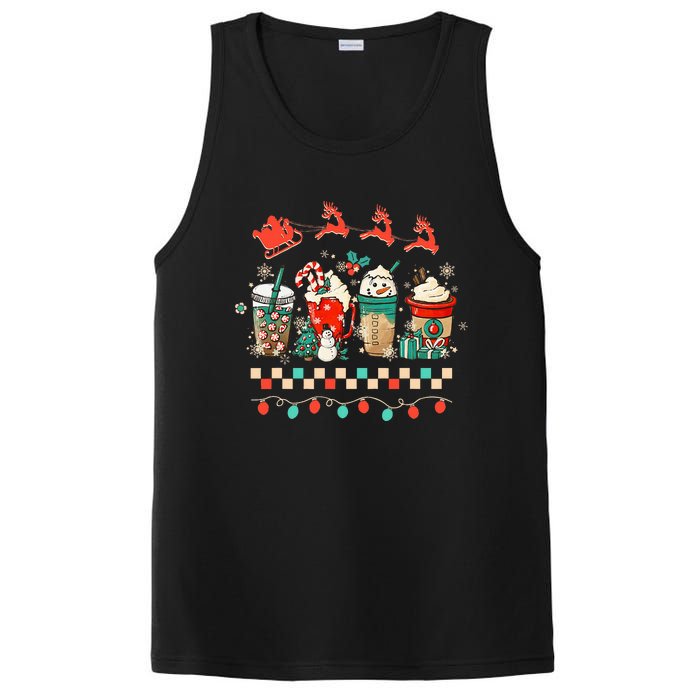 Festive Holiday Mug Retro Winter Vibes & Cozy Christmas PosiCharge Competitor Tank