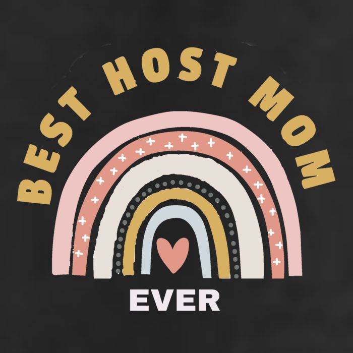 Funny Host Mommy Best Host Mom Ever Gift 7 Panel Mesh Trucker Snapback Hat