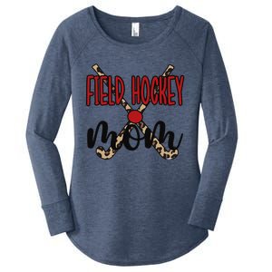 Field Hockey Mom Of A Field Hockey Player Mama Women's Perfect Tri Tunic Long Sleeve Shirt