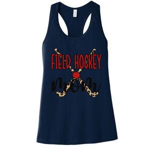 Field Hockey Mom Of A Field Hockey Player Mama Women's Racerback Tank