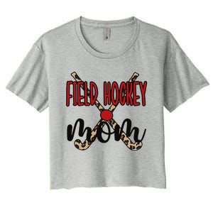 Field Hockey Mom Of A Field Hockey Player Mama Women's Crop Top Tee