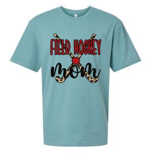 Field Hockey Mom Of A Field Hockey Player Mama Sueded Cloud Jersey T-Shirt