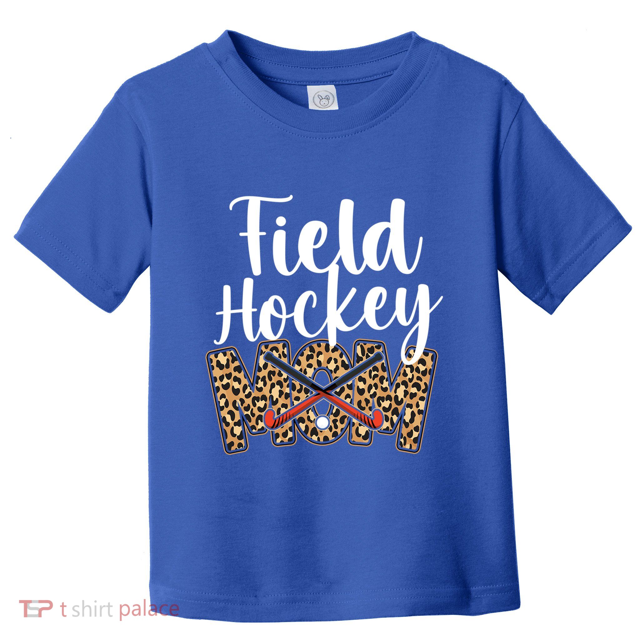Field Hockey Mom Leopard Cheetah Field Hockey Mom Gift Toddler T-Shirt