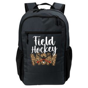 Field Hockey Mom Leopard Cheetah Field Hockey Mom Gift Daily Commute Backpack