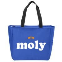 Funny Holy Moly Cool Gift Zip Tote Bag