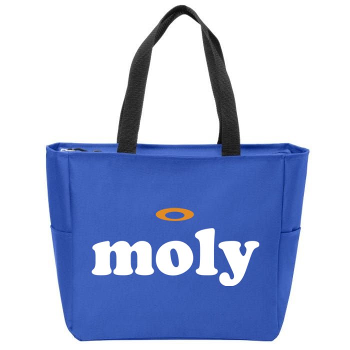 Funny Holy Moly Cool Gift Zip Tote Bag