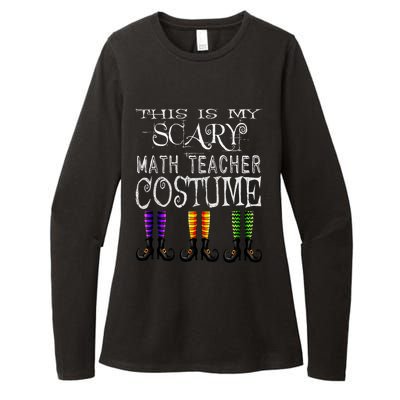 Funny Halloween Math Teacher Costume Womens CVC Long Sleeve Shirt