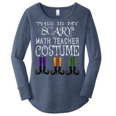 Funny Halloween Math Teacher Costume Women's Perfect Tri Tunic Long Sleeve Shirt