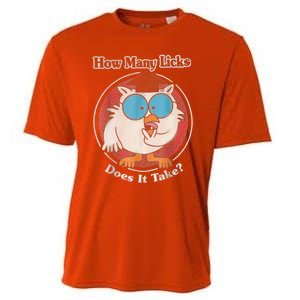 Funny How Many Licks Does It Take Cooling Performance Crew T-Shirt